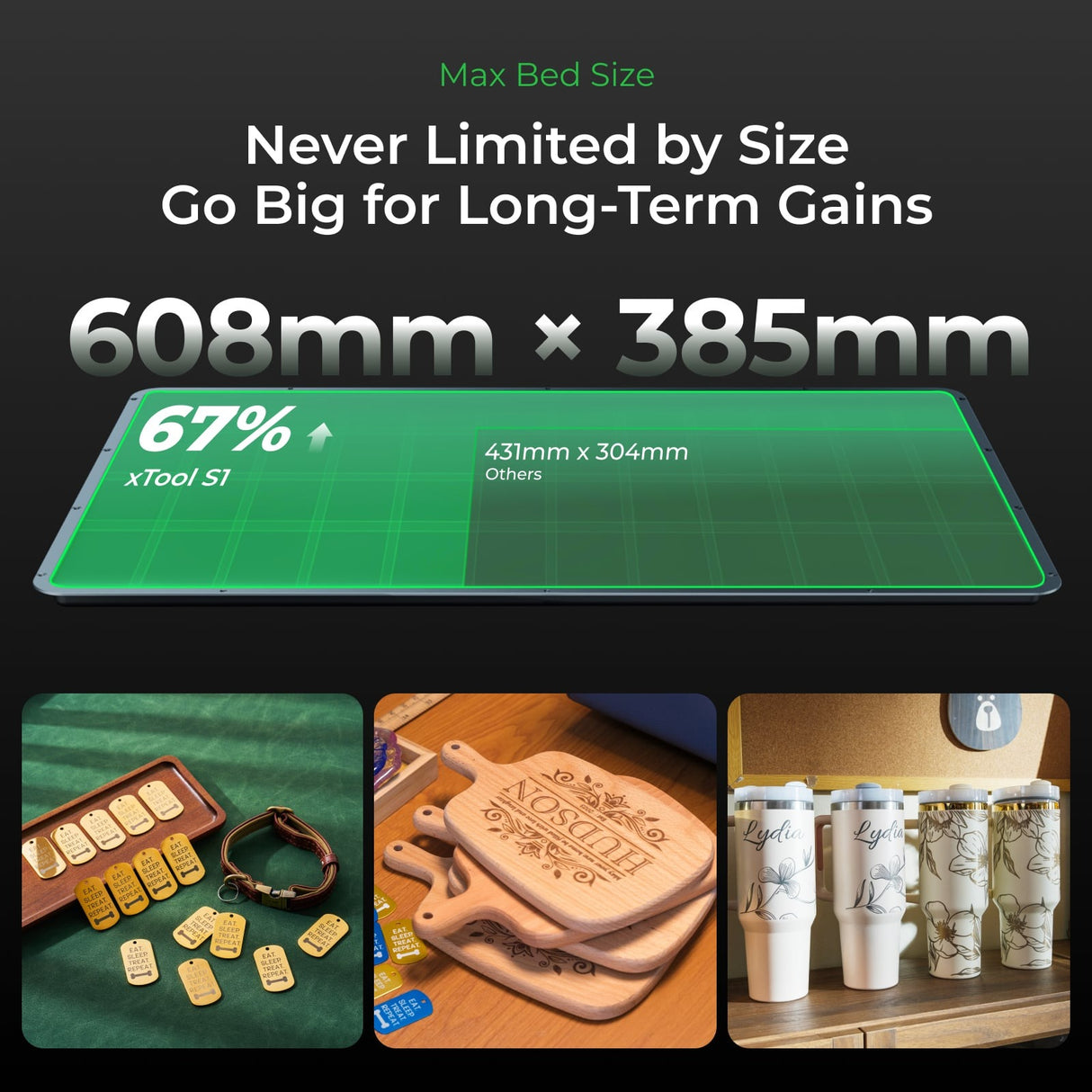 xTool S1 20W dioodlaserlõikuri põhikomplekt: Klass 1 P1030504