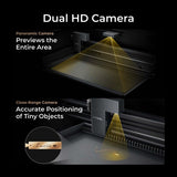 xTool P2S 55W töölaua CO2 laserlõikuri kõik-ühes komplekt, Klass 4 P1030634-AIO