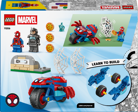 LEGO Spidey oma mootorrattal vs. Rhino 11206L