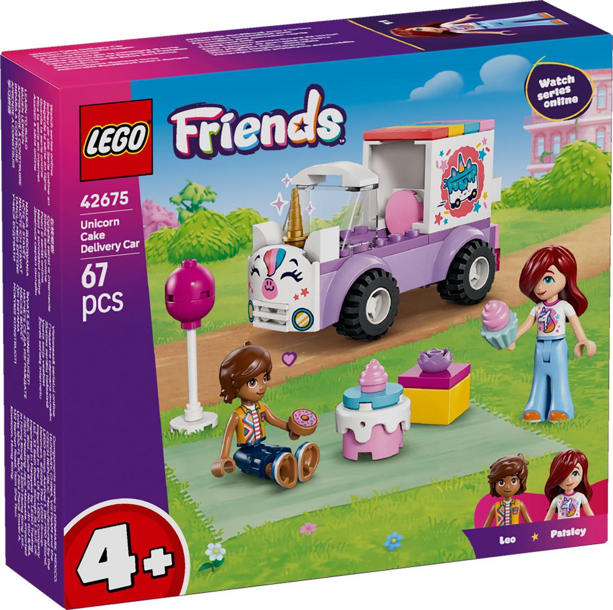 LEGO Friends Ükssarviku koogikullerauto 42675L