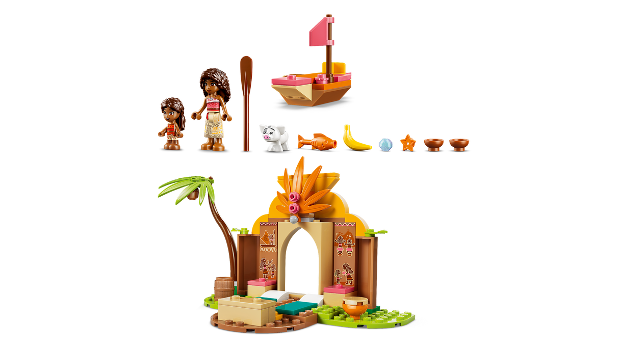 LEGO Disney Vaiana Külamaja ja paat 43282L