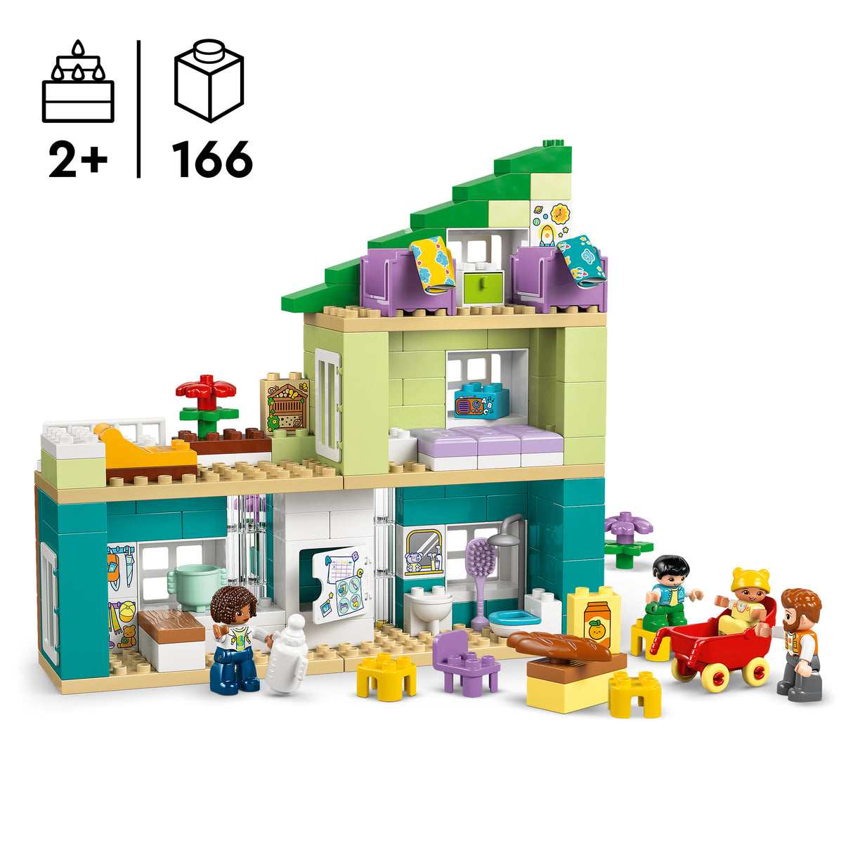 LEGO DUPLO Kolm ühes moodne peremaja figuuridega 10470L