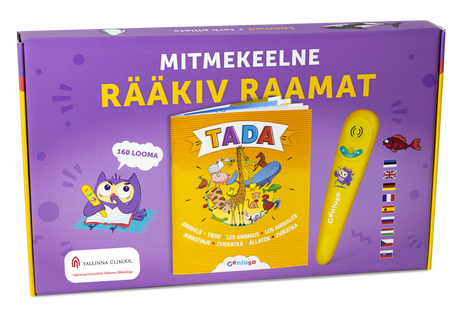 TADA rääkiva raamatu stardikomplekt: pliiats ja loomade teema 045147G