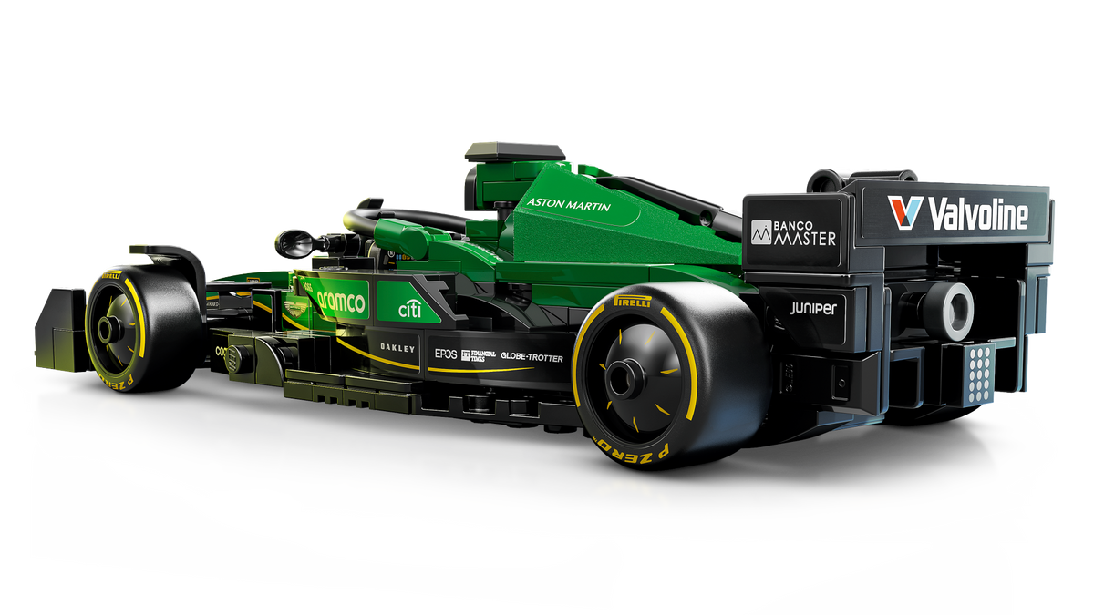 LEGO Speed Champions Aston Martin Aramco F1 AMR24 võidusõiduauto 77245L