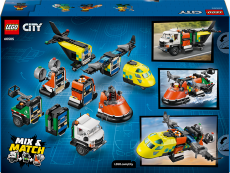 LEGO City Lennuki, hooldusauto ja hõljuki remiks 60505L
