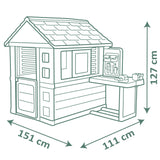 Smoby mängumaja Nature töökojaga 810742S