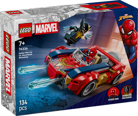 LEGO Super Heroes Spider-mani auto vs. mürgine Wolverine 76336L