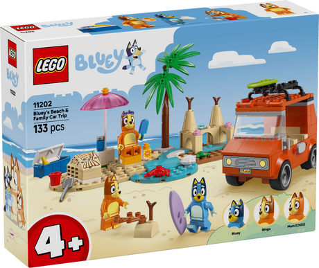 LEGO 4PLUS Bluey ranna- ja autoreis perega 11202L