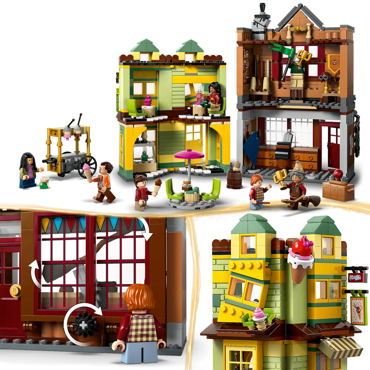 LEGO Harry Potter Kvaliteetsed lendluudpalli tarvikud ja jäätisekiosk 76452L