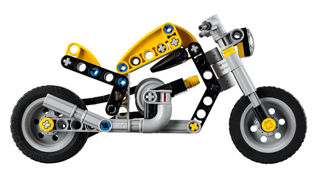 LEGO Technic Kollane mootorratas 42225L