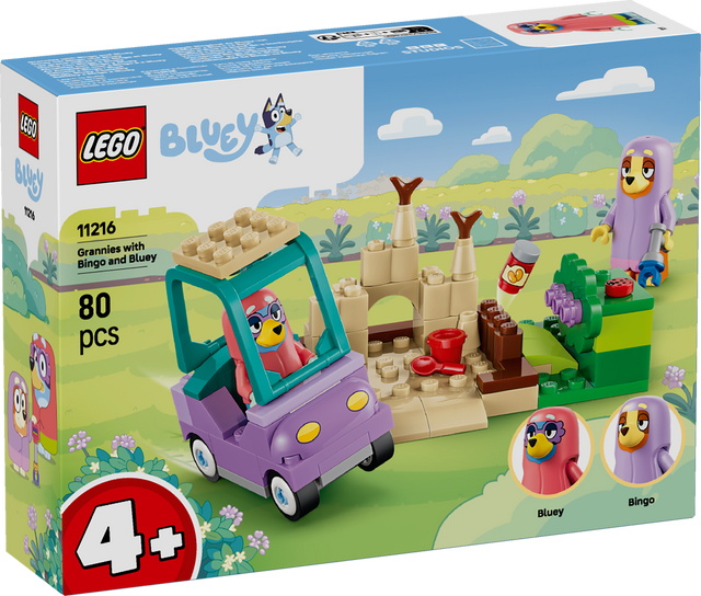 LEGO Bluey Vanaemad Bingo ja Blueyga 11216L