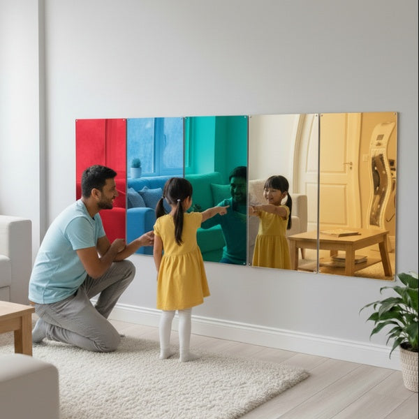 TTS vikerkaare seinapeegel - punane EY06766B