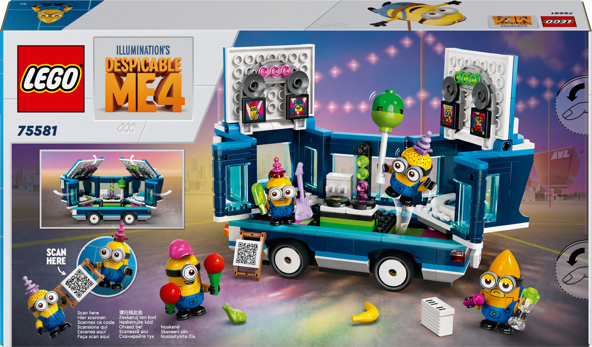 LEGO Minions Käsilaste muusikaga peobuss 75581L