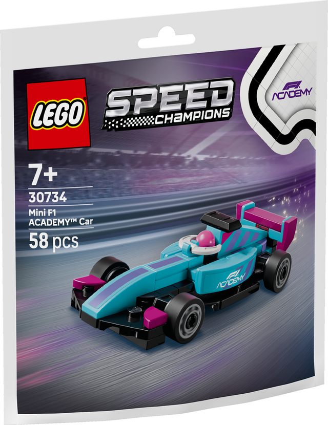 LEGO Speed Champion Väike F1 ACADEMY auto 30734L