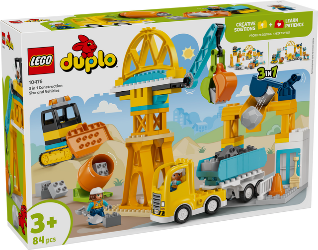 LEGO DUPLO Kolm ühes ehitusplats ja -masinad 10476L