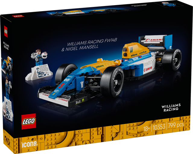 LEGO Icons Williams Racing FW14B ja Nigel Mansell 10353L