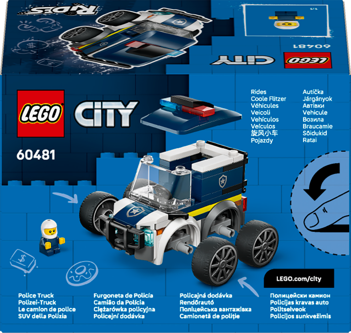 LEGO City Sõidukid – politseiveok 60481L