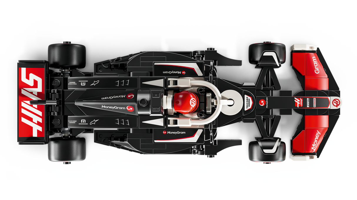 LEGO Speed Champions Moneygram HAAS F1 Team VF-24 võidusõiduauto 77250L