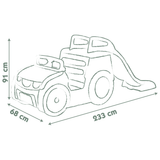 Smoby kolm-ühes auto liumäe ja liivakastiga 840207S