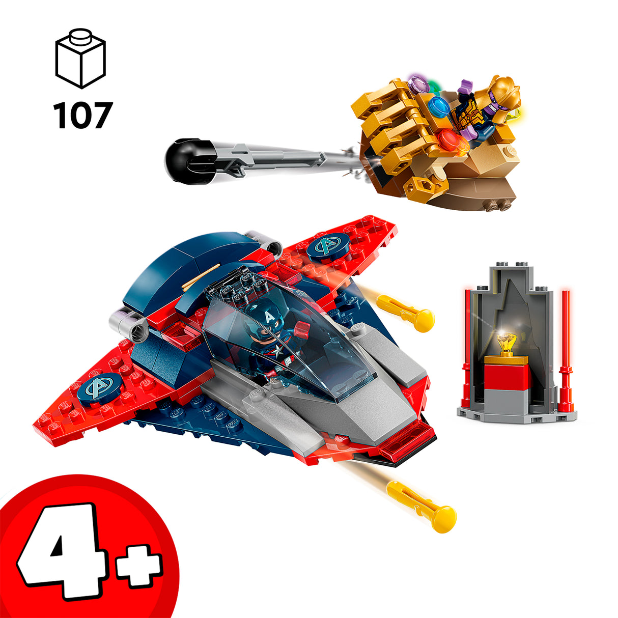 LEGO Super Heroes Kapten Ameerika vs. Thanos 76319L