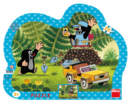 Dino siluett plaatpusle 25 tk: Mutt autoga
 31131D