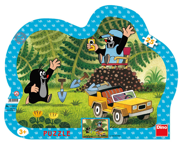 Dino siluett plaatpusle 25 tk: Mutt autoga
 31131D