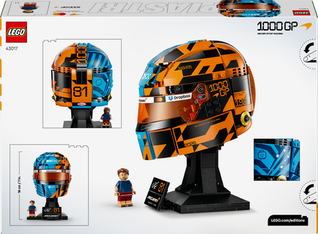 LEGO Editions McLaren Mastercard F1 Team Oscar Piastri kiiver 43017L