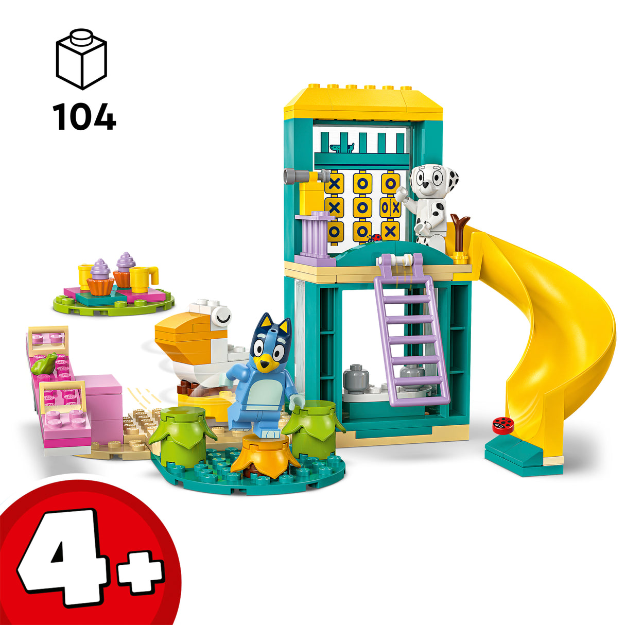 LEGO 4PLUS Bluey ja Chloe lõbus mänguväljak 11201L