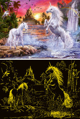 Ravensburger pimedas helendav pusle 500 tk: ükssarvikud jõe ääres 12000471V