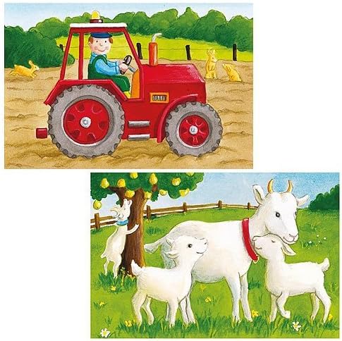 Ravensburger klotsipusle 6 tk Farm 074631V
