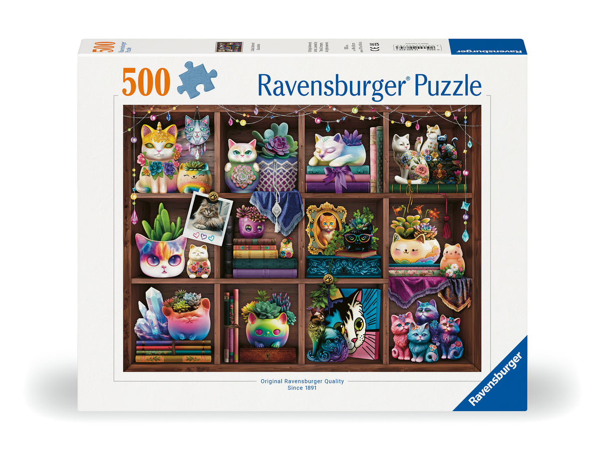 Ravensburger pusle 500 tk: kassid ja sukulendid 12000874V
