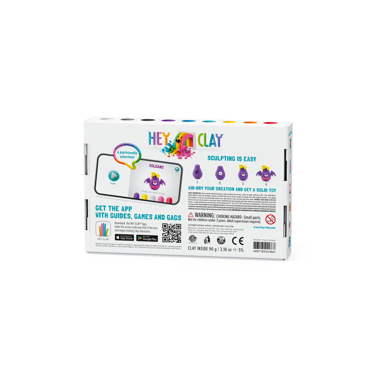 HEY CLAY voolimismass Tulnukate valik  60037E