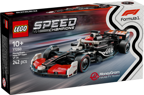 LEGO Speed Champions Moneygram HAAS F1 Team VF-24 võidusõiduauto 77250L