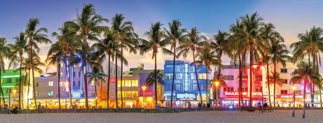 Ravensburger panoraampusle 1000 tk: linnatuled Ocean Drive´il 12001710V