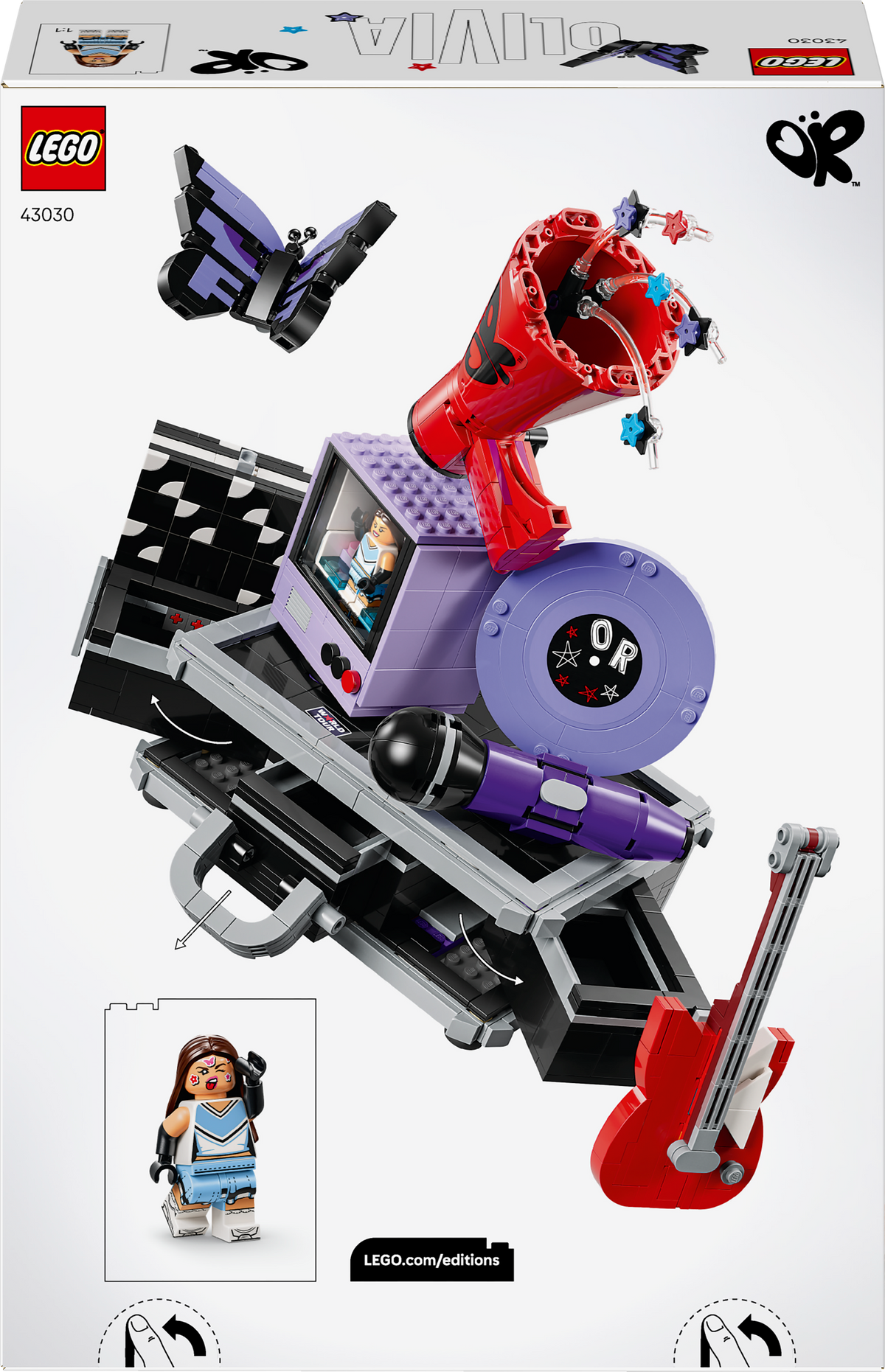 LEGO Edition Olivia Rodrigo salajane panipaik 43030L