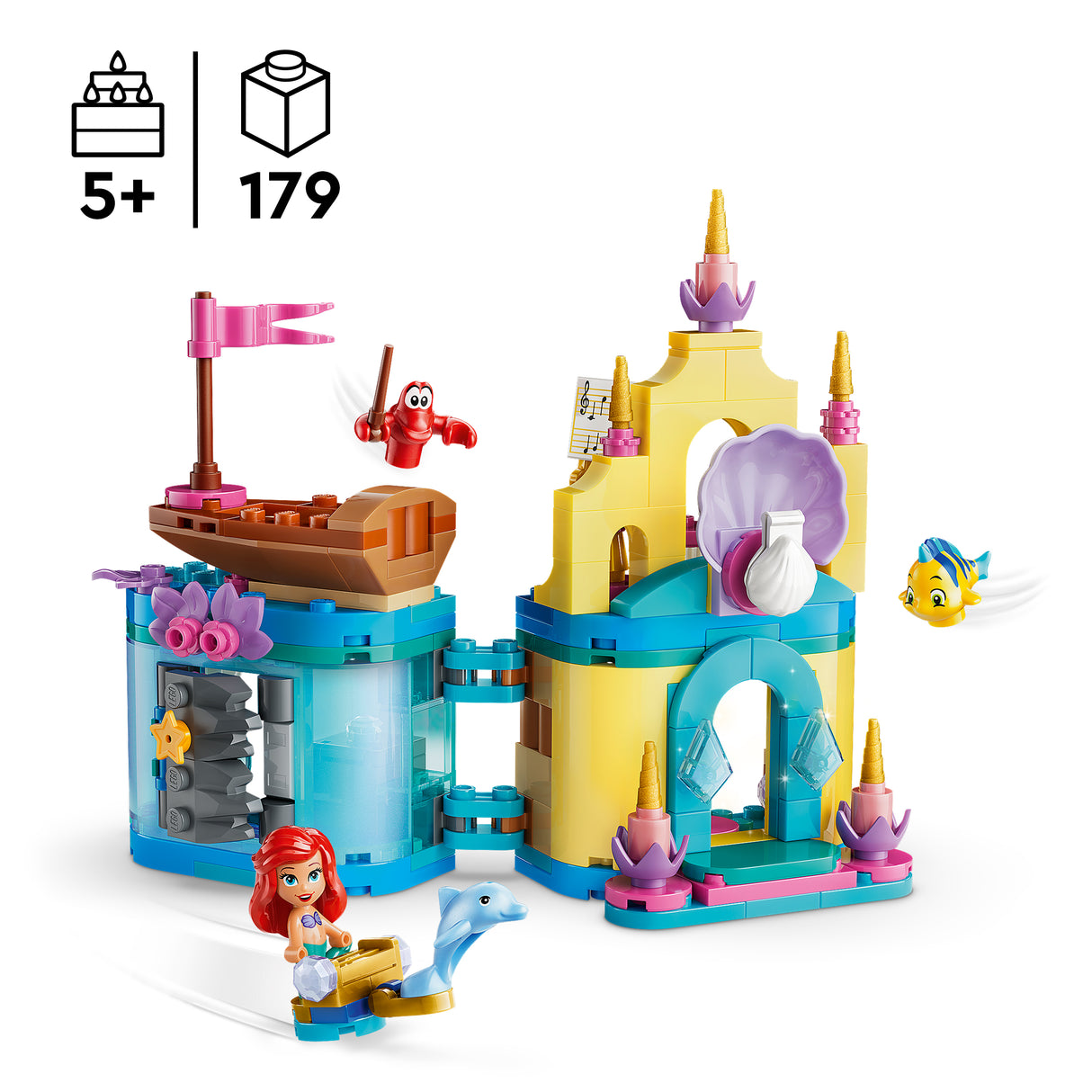 LEGO Disney Arieli maagiline minipalee 43285L