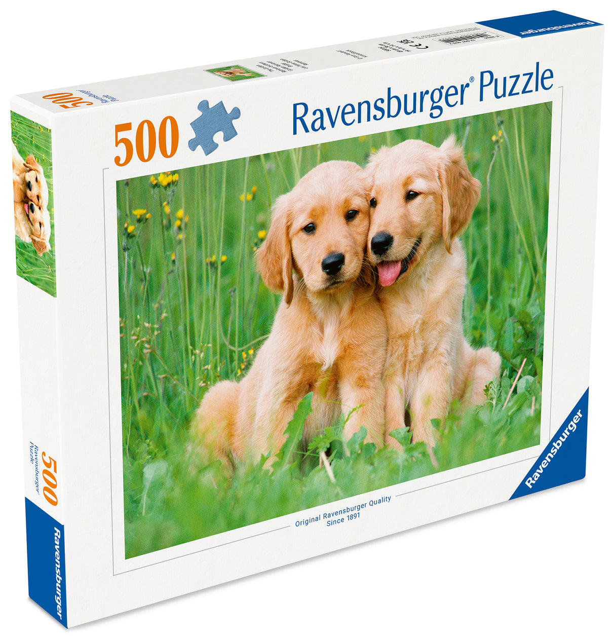 Ravensburger pusle 500 tk: kuldsed retriiverid 12001902V