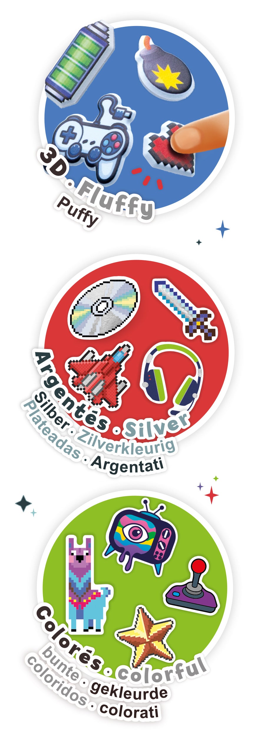 Buki kleebiste komplekt - gaming FK019I