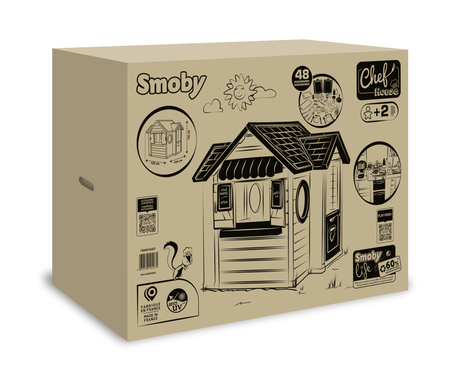 Smoby Chef mängumaja köögiga 810407S