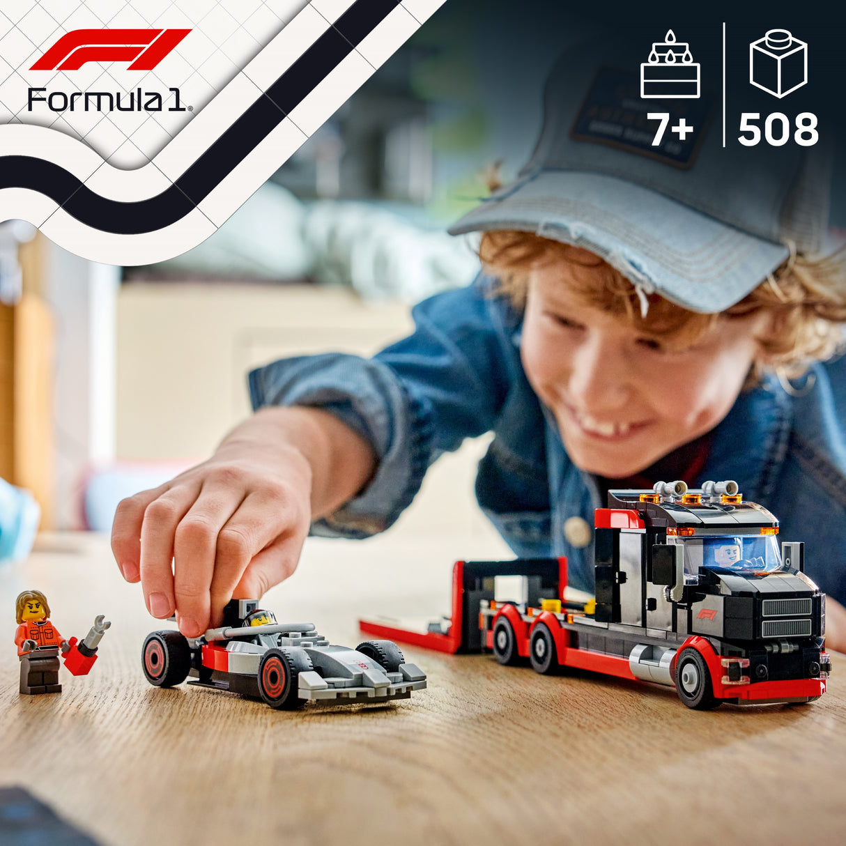 LEGO City F1 esitlusveok Audi F1 võidusõiduautoga 60493L