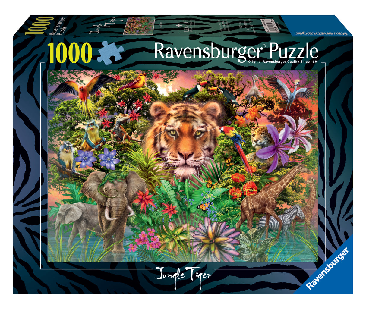Ravensburger pusle 1000 tk: tiiger džunglis 12001273V
