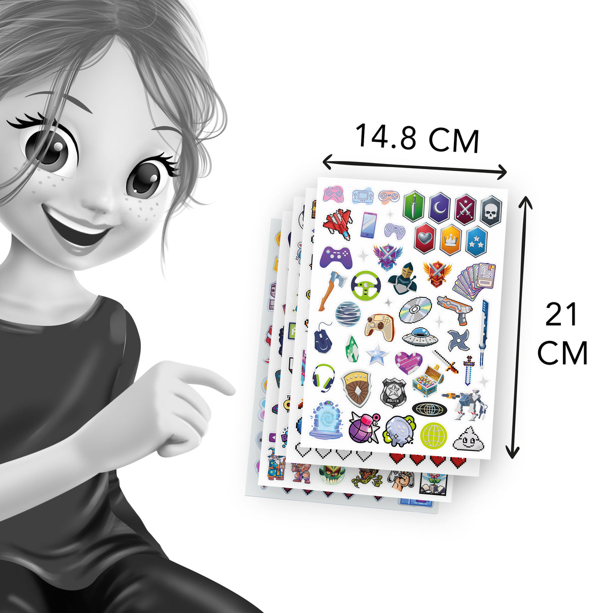 Buki kleebiste komplekt - gaming FK019I