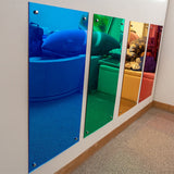 TTS vikerkaare seinapeegel - hõbedane EY06765B