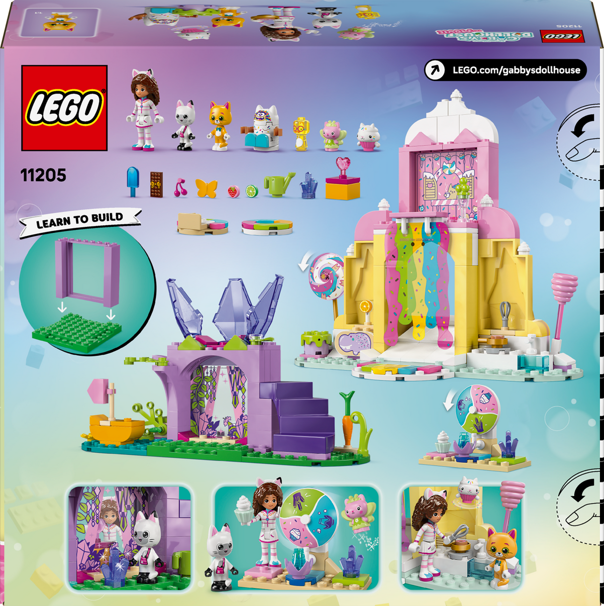 LEGO Gabby`s Dollhouse Maiustustemägi ja kiisuaed 11205L