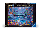 Ravensburger pimedas helendav pusle 500 tk: kuuvalguse maagia 12000478V