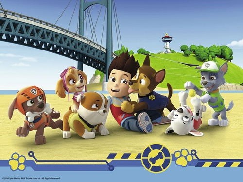 Ravensburger klotsipusle 12 tk Käpa patrull 074242V