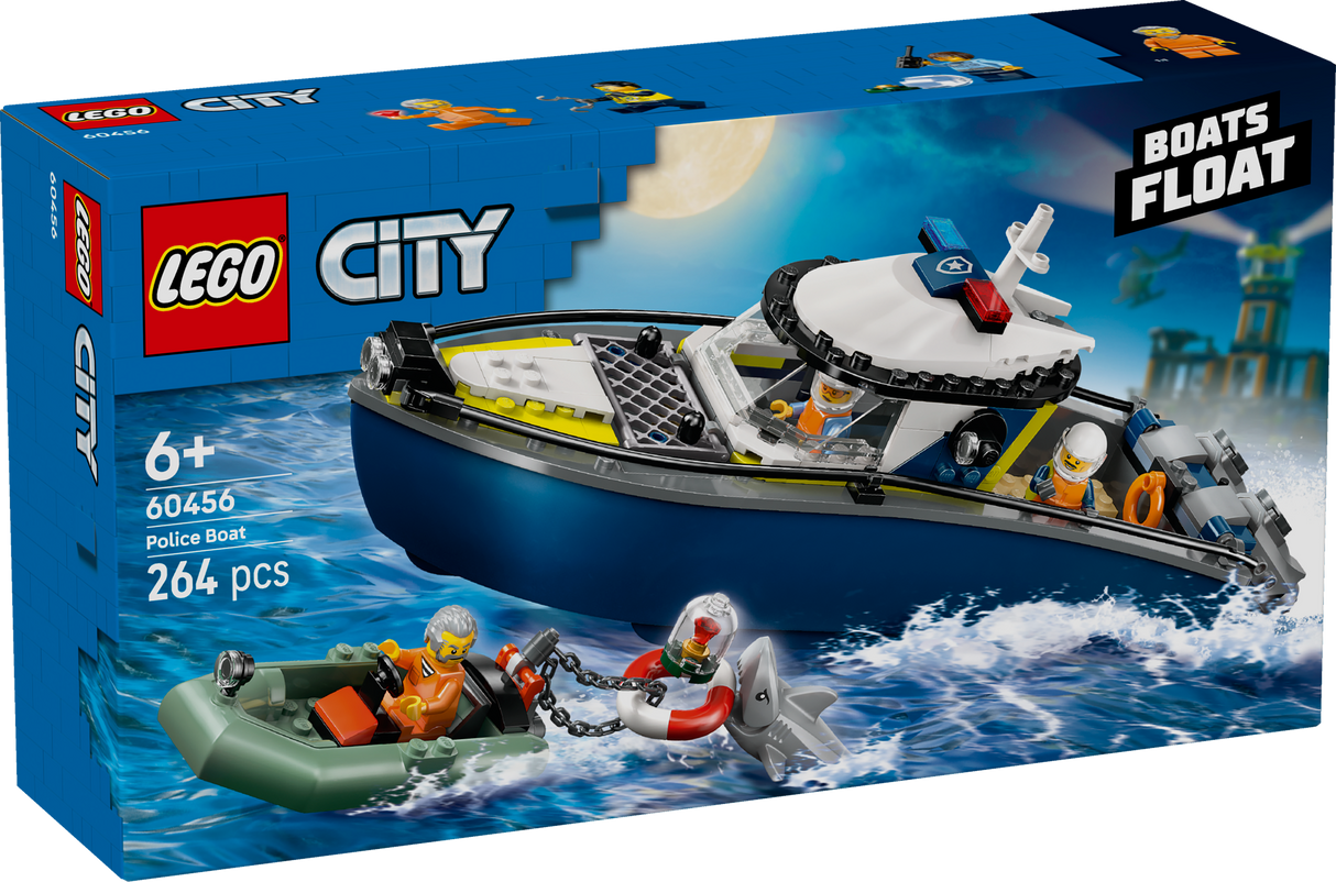 LEGO City Ujuva politseipaadi tagaajamine 60456L