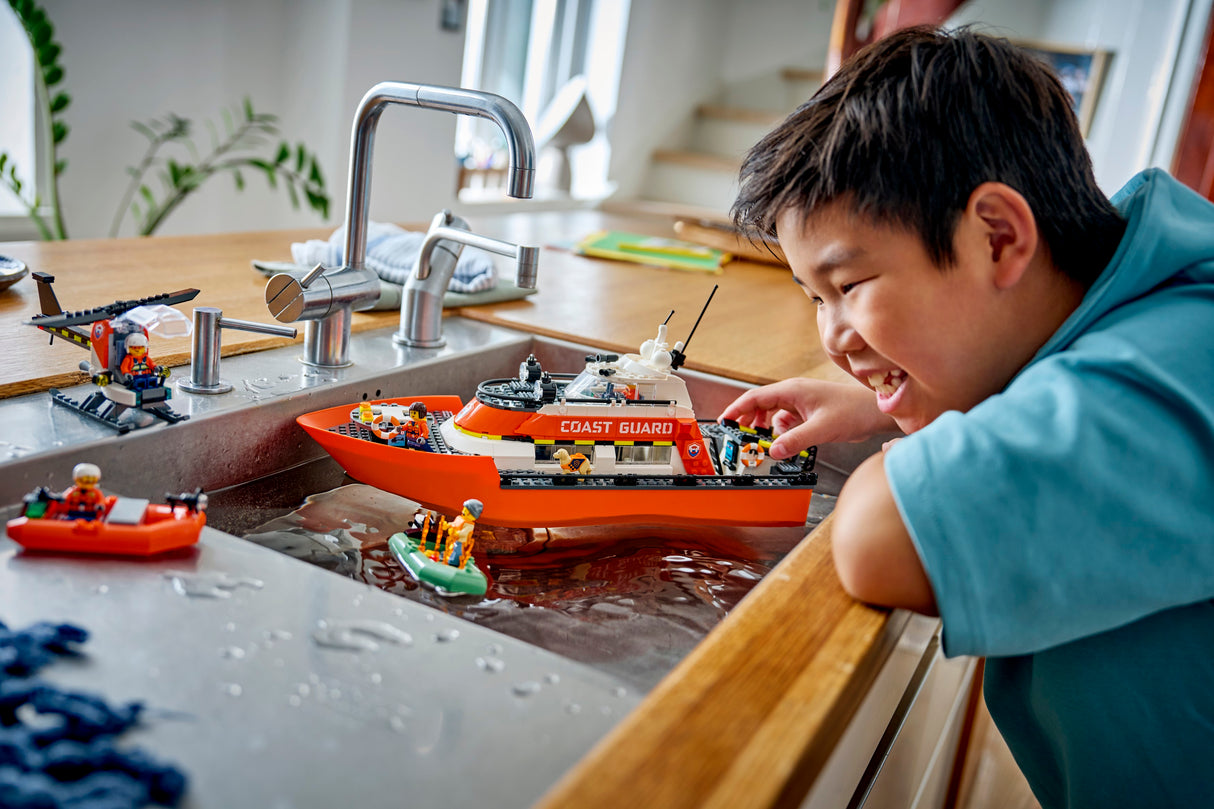 LEGO City Rannavalve päästepaat ja helikopter 60504L