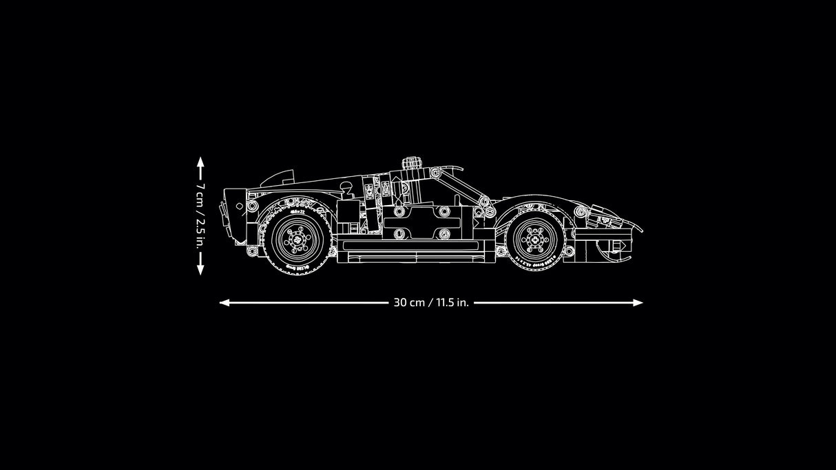 LEGO Technic 1966 FORD GT40 MKII võidusõiduauto
 42223L