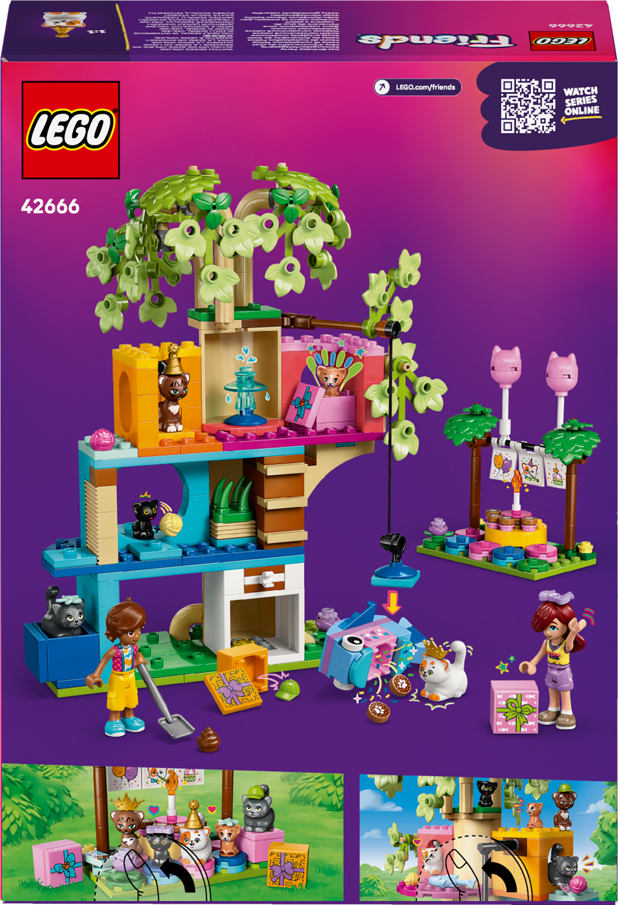 LEGO Friends Kassi sünnipäevapidu ja puuonn 42666L